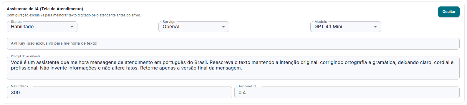 Melhorar Texto